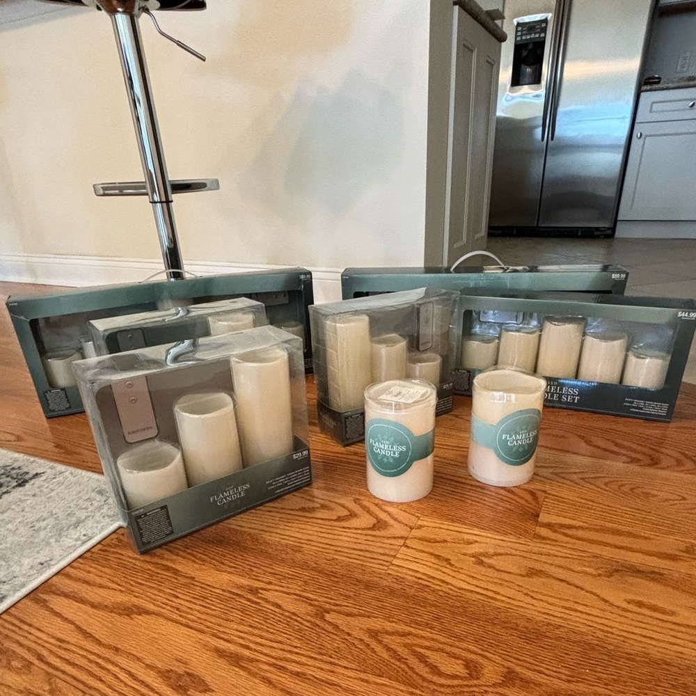 Assortment of Remote Controlled Candles